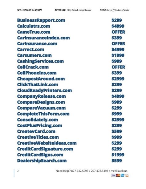 Domain Names For Sale