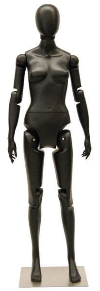 Female Black Abstract Posable Mannequin Mm Fxbeg Black Abstract