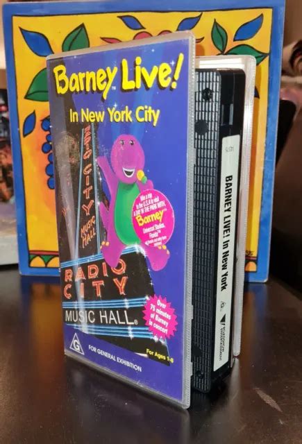 Barney Live In New York City Vhs Rare 6500 Picclick Au