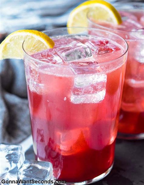 Light And Bubbly Fun And Fruity Sloe Gin Fizz Is A Great Party Or