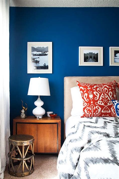 A Cool Calm And Cobalt Bedroom Cobalt Blue Kitchen