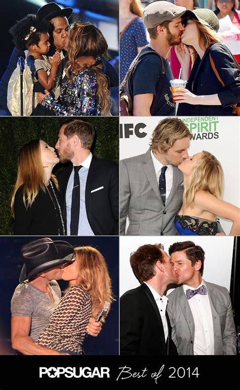 The 52 Sweetest Sexiest Celebrity Pda Moments Of 2014 Cute Celebrity Couples Celebrities