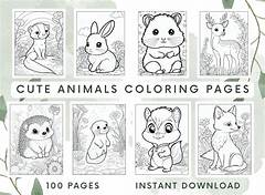 Color Me Cute Explore The Worlds Most Adorable Animals With These Coloring Book Pages