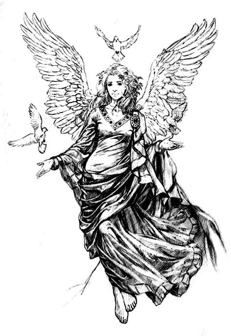 See more ideas about flash tattoo, traditional tattoo, tattoo flash art. Beautiful female angel tattoo flash... This is the one I want!!! | Angel tattoo, Flash tattoo ...