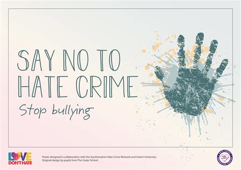 Hate Crime Awareness Poster 4 Spectrum