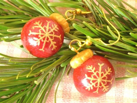 Tutorial Christmas Ornament Earrings