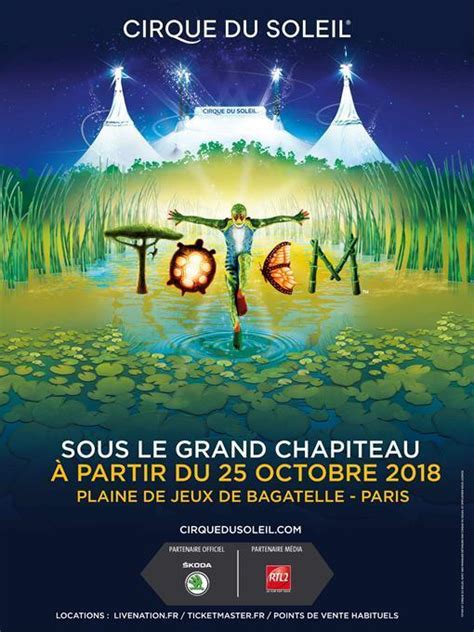 Cirque Du Soleil Totem De Retour à Paris Du 25 Octobre Au 2 Décembre 2018