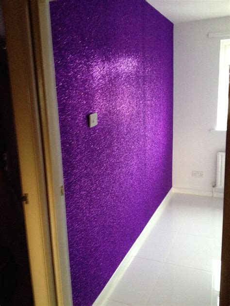 Purple Glitter Wall Beautiful Glitter Bedroom Glitter Paint For