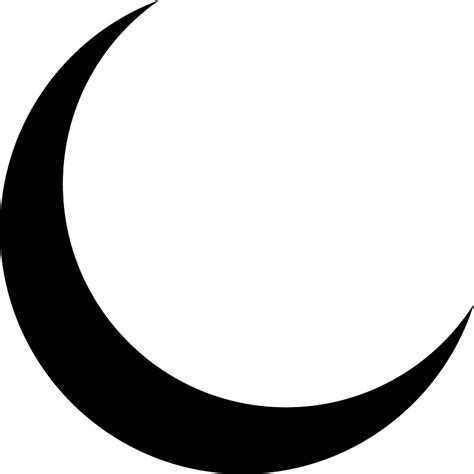 Astronomical Symbol For The Moon Clipart Free Download Transparent