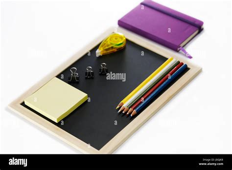 Notebook Black Board Paper Knife Highlighter Color Pencil