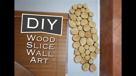 Diy Wood Slice Wall Art Under 10 Youtube