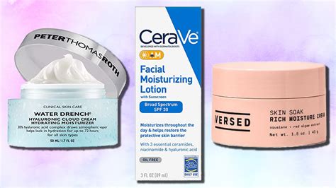 the 15 best face moisturizers infographic