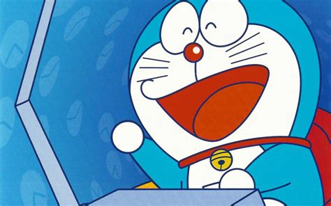 Doraemon Image Destop Wallpaper Thinking