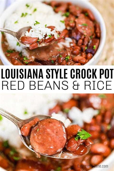 If you are a bean aficionado, you'll love this salad. Crock Pot Red Beans and Rice Recipe - easy crock pot red ...