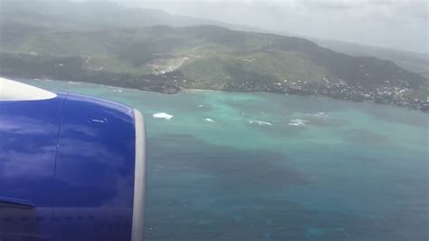 Full Landing At St Lucia Airport Uvf Youtube