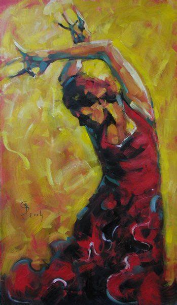Flamenco Painting By Renaty Brzozowskiej Partage Of