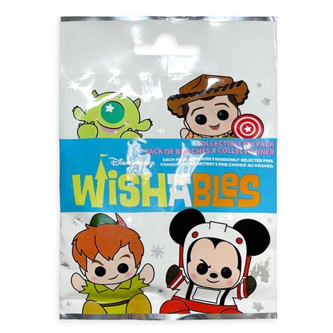 Disney Parks Wishables Mystery Pin Set Blind Pack Is Available Online