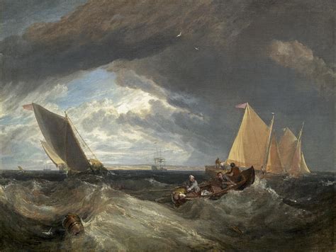 The Juction Of The Thames And The Medway Painting By Joseph Turner