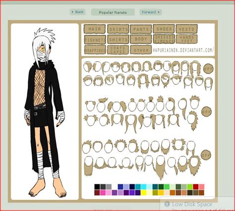 My Naruto Character Thing By Rebel With A Cause08 On Deviantart