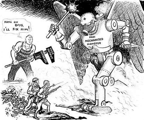 The political cartoons from world war ii use humor, empathy, and fear to sway the reader to believe the axis is evil. PICTURES FROM WAR AND HISTORY: World War Two In Cartoons By ILLINGWORTH