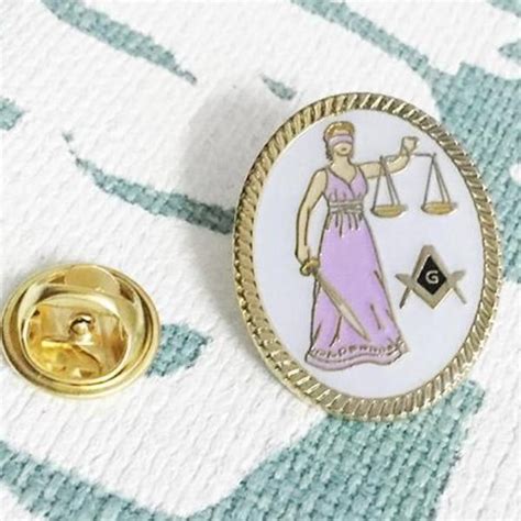 Lawyer Lady Justice Sword Masonic Lapel Pin In 2022 Lady Justice