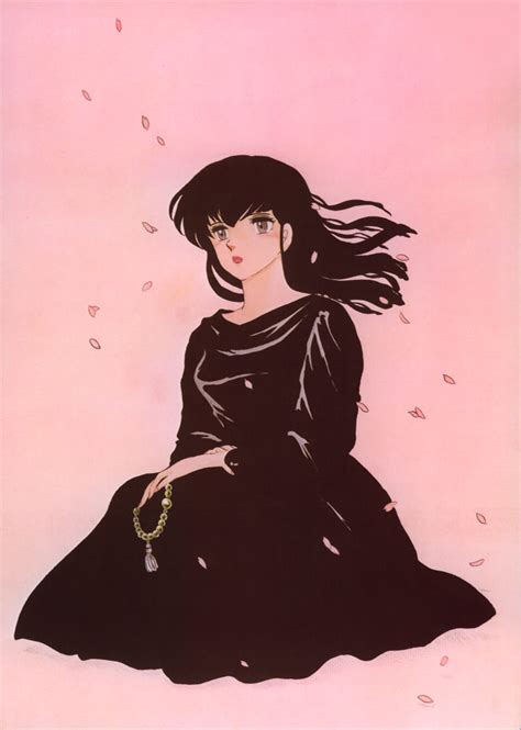 Takahashi Rumiko Otonashi Kyouko Maison Ikkoku Official Art 1girl Black Dress Black Hair