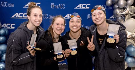 Uva Womens Swim Sets Another American Record At The Acc Championships