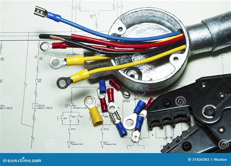 Electrical Wiring Stock Image Image Of Contractor Electronics 31836383