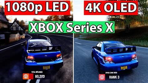 Xbox Series X Gaming At 1080p Vs 4k Old Sony Led Vs Lg Cx Oled Game