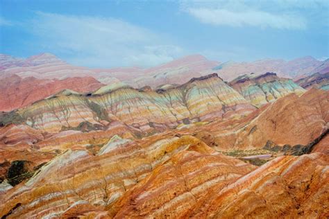 Montañas De Colores Descubriendo El Parque Geológico Nacional Zhangye