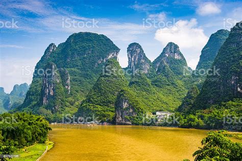 Guilin China Karst Mountains Stock Photo Download Image