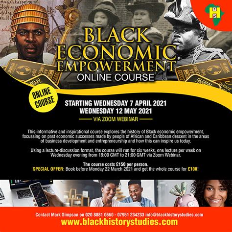 Black Economic Empowerment Black History Studies