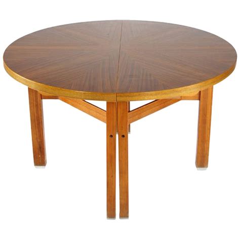 Midcentury Wooden Extendible Dining Table Italy 1960s For Sale At 1stdibs