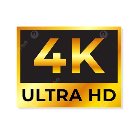 Insignias De Icono Ultra Hd 4k Png Icono Ultra Hd De 4k Logotipo 4k