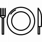 Plate Utensils Svg Icon Vector Icons Vectors