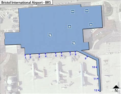 Bristol Airport Map Brs Terminal Guide