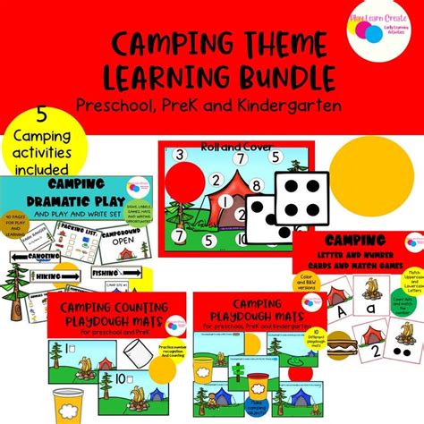 Camping Theme Preschool Camping Theme Learning Printable Camping