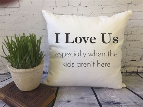 Funny I Love Us Decorative Throw Pillow Cover Anniversary Pillow