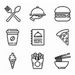 Icon Vector Sandwich Icons Menu Fast Hamburger