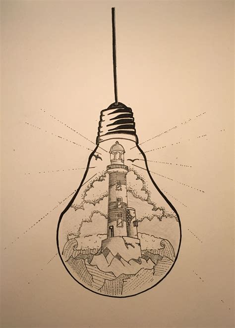 Easy Light Bulb Drawing Designs Ranma Wallpaper