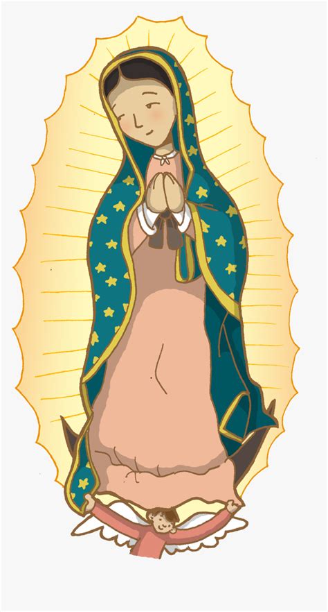 Virgen De Guadalupe Dibujo Hd Png Download Kindpng