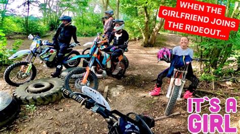 girlfriend rides enduro joining the ride out return to rut rats youtube