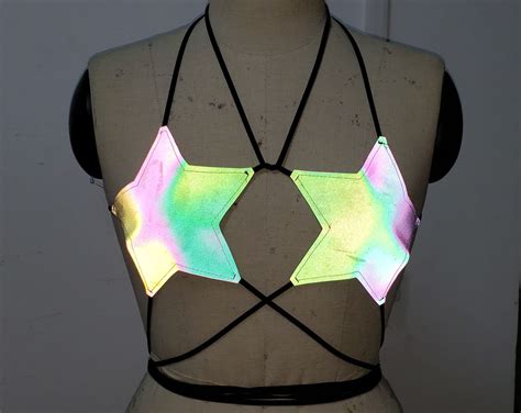 Burning Man Starlight Strappy Reflective Brareflective Clothing