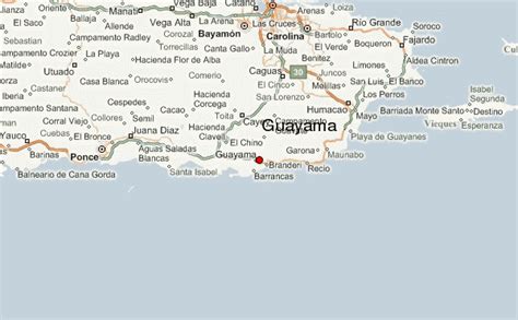 26 Guayama Puerto Rico Map Maps Database Source