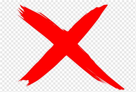 Red X Illustration X Mark Check Mark Wrong Sign Angle Symmetry