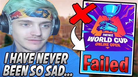 Ninja Gets Heartbroken After Not Qualifying For The World Cup Finals
