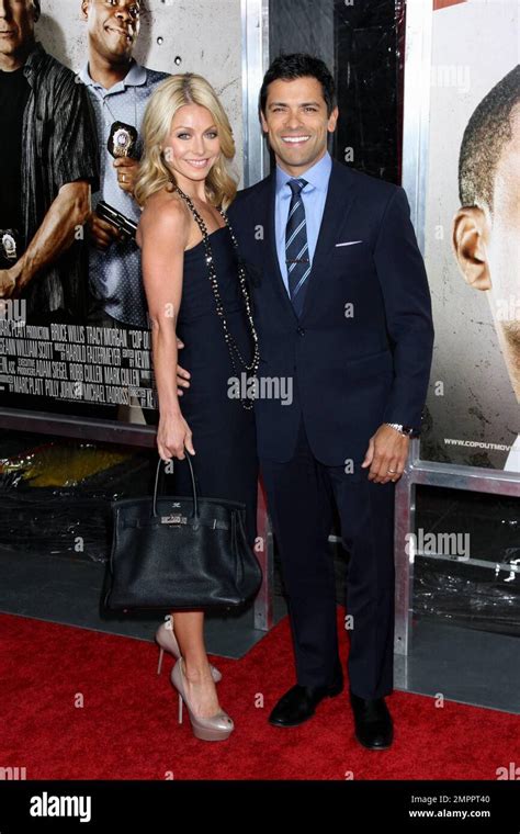 Mark Consuelos And Kelly Ripa At The World Premiere Of Cop Out In New