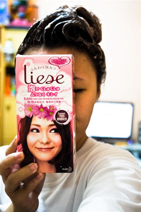 The consistency of liese is a foam consistency similar to that of clairol's foam hair dyes. JoJo: Liese Bubble Hair Colour by KAO