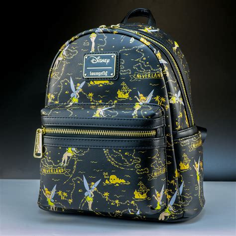 Loungefly X Disney Tinkerbell Neverland Treasure Map Aop Mini Backpack