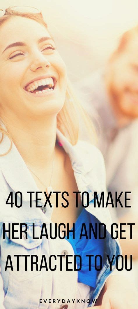 If your crushes friend tries to make you laugh, it is possible he likes you, but maybe he just wanted to tell a silly joke. 40 Texts to make her laugh and get attracted to you ...